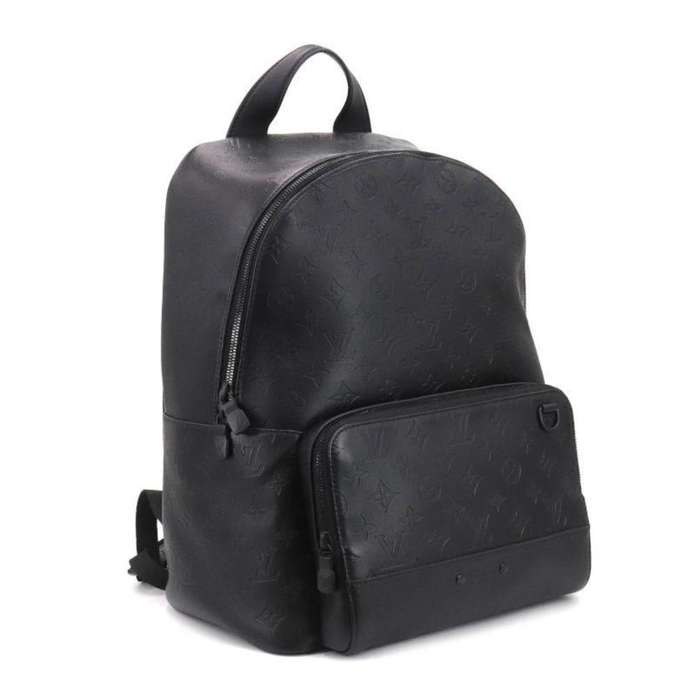 Louis Vuitton Racer Backpack Monogram Shadow Leather Black